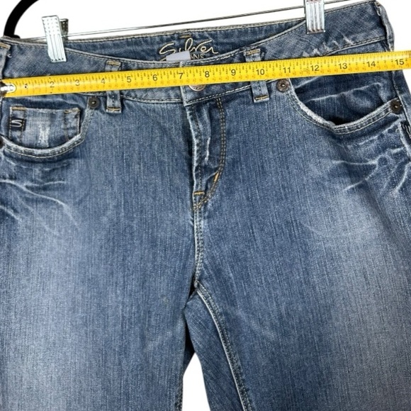 Silver Jeans  Bootcut  Blue Light Wash 29x34 - Picture 8 of 16